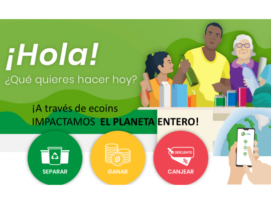 ecoins, reciclaje, lanzamiento