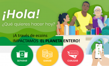 LLega ecoins a Bogotá ecoins, reciclaje, lanzamiento